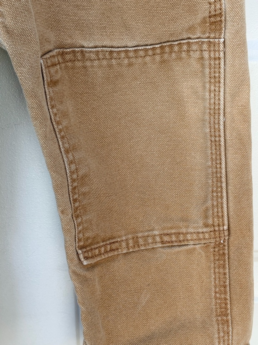 Carhartt Brown Duck Bib Overalls Toddler Size 2T Adjustable Workwear - Picture 7 of 8